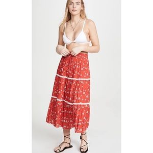 NWT Playa Lucila Floral Skirt